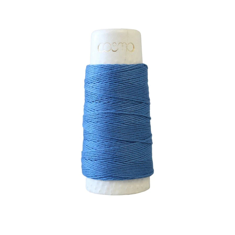 Lecien Cosmo Hidamari Sashiko Thread, Cornflower 11