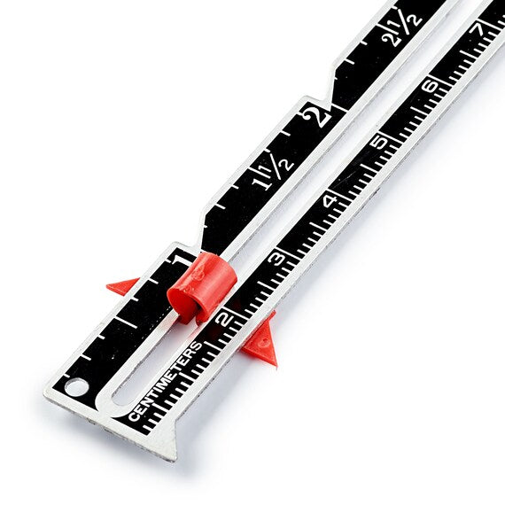Prym 6" Metal Sew & Knit Gauge 611 738