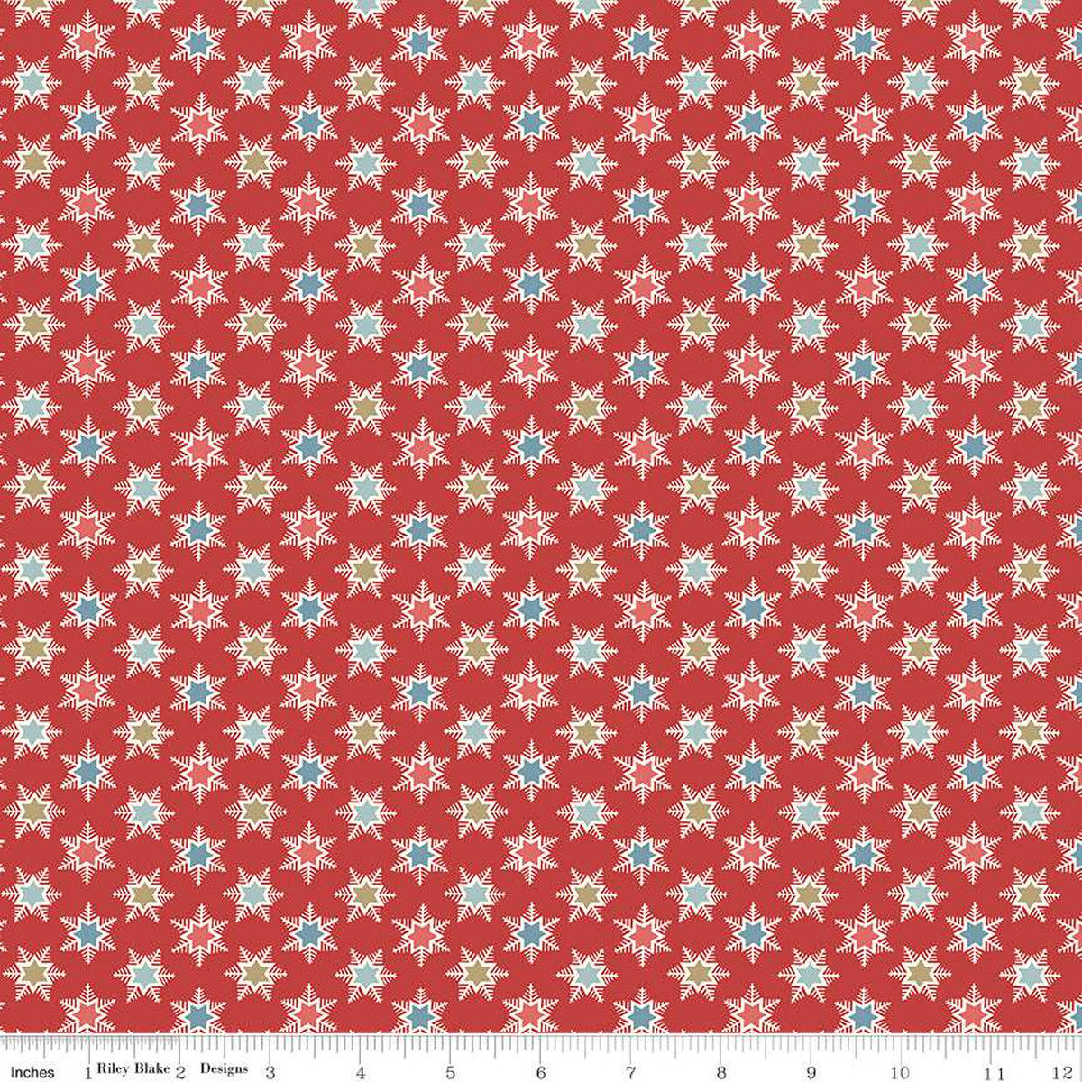 Forest Star, A Woodland Christmas, Liberty Fabrics, Sold per 1/2 meter