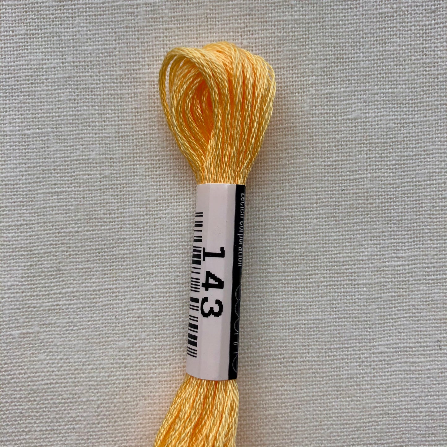 Cosmo, Cotton Embroidery Floss, Buff Yellow 143