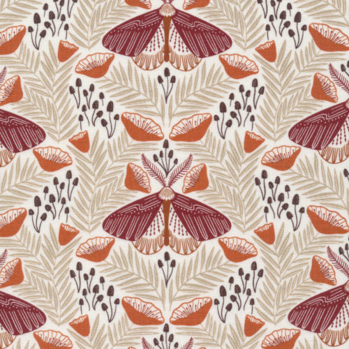 Roam in French Gray, All That Wander, Juliana Tipton, Cloud 9 Fabrics, per 1/2 meter