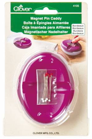 Clover Bordeaux Magnetic Pin Caddy