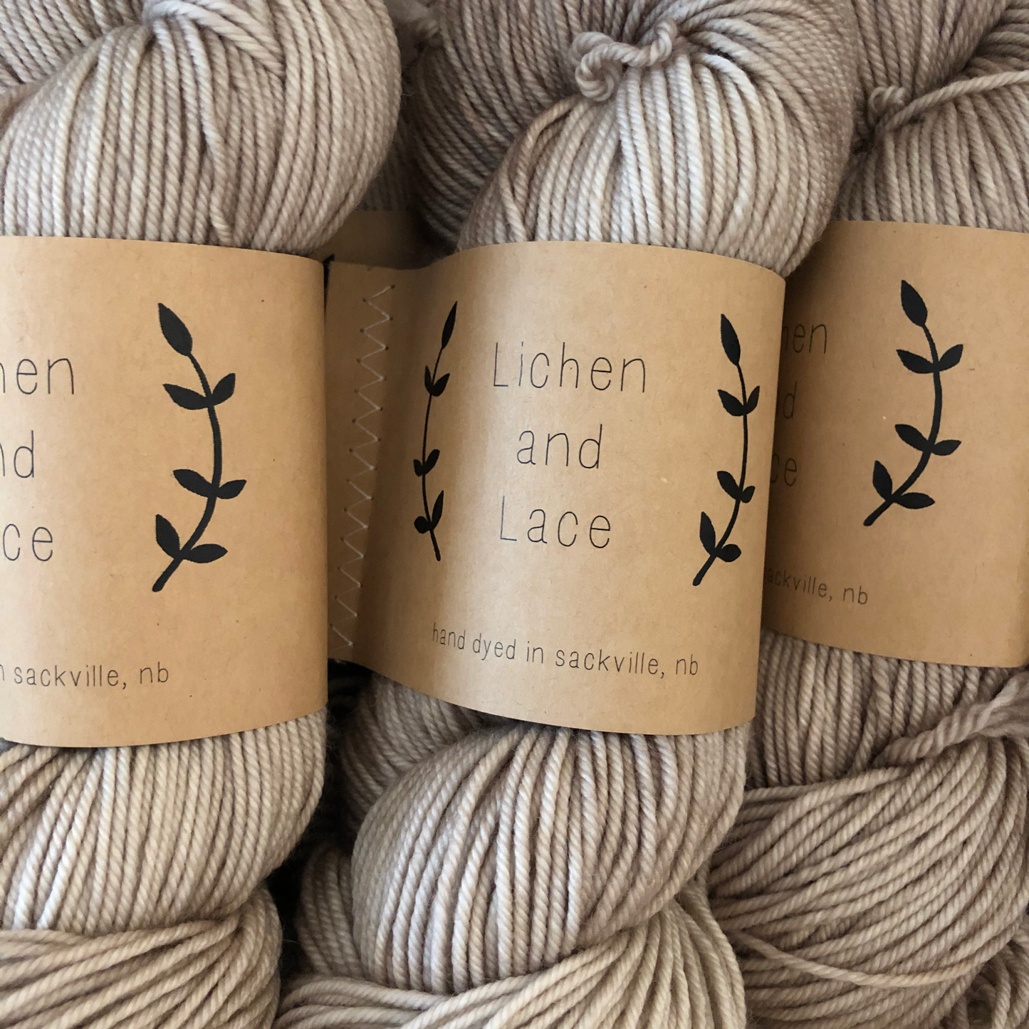 Merino Worsted, Linen, Lichen and Lace
