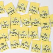 Labels by KATM, Kylie and the Machine Woven Labels, Yo MAMA made it, 10 labels per Pack