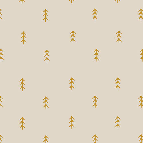 Fat Quarter, Simple Defoliage Gold, Autumn Vibes, Maureen Cracknell, Art Gallery