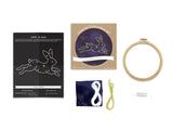 Kiriki Press, Lepus, Constellation Series, 6" Hoop Embroidery Kit