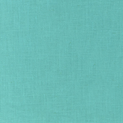 Essex Linen, Medium Aqua, Robert Kaufman, per 1/2 meter
