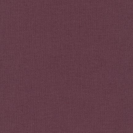 Essex Linen, Plum, Robert Kaufman, per 1/2 meter