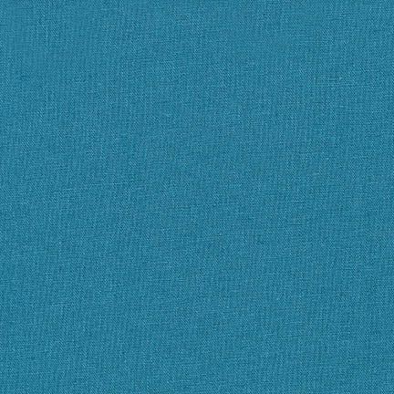 Essex Linen, Teal, Robert Kaufman, per 1/2 meter