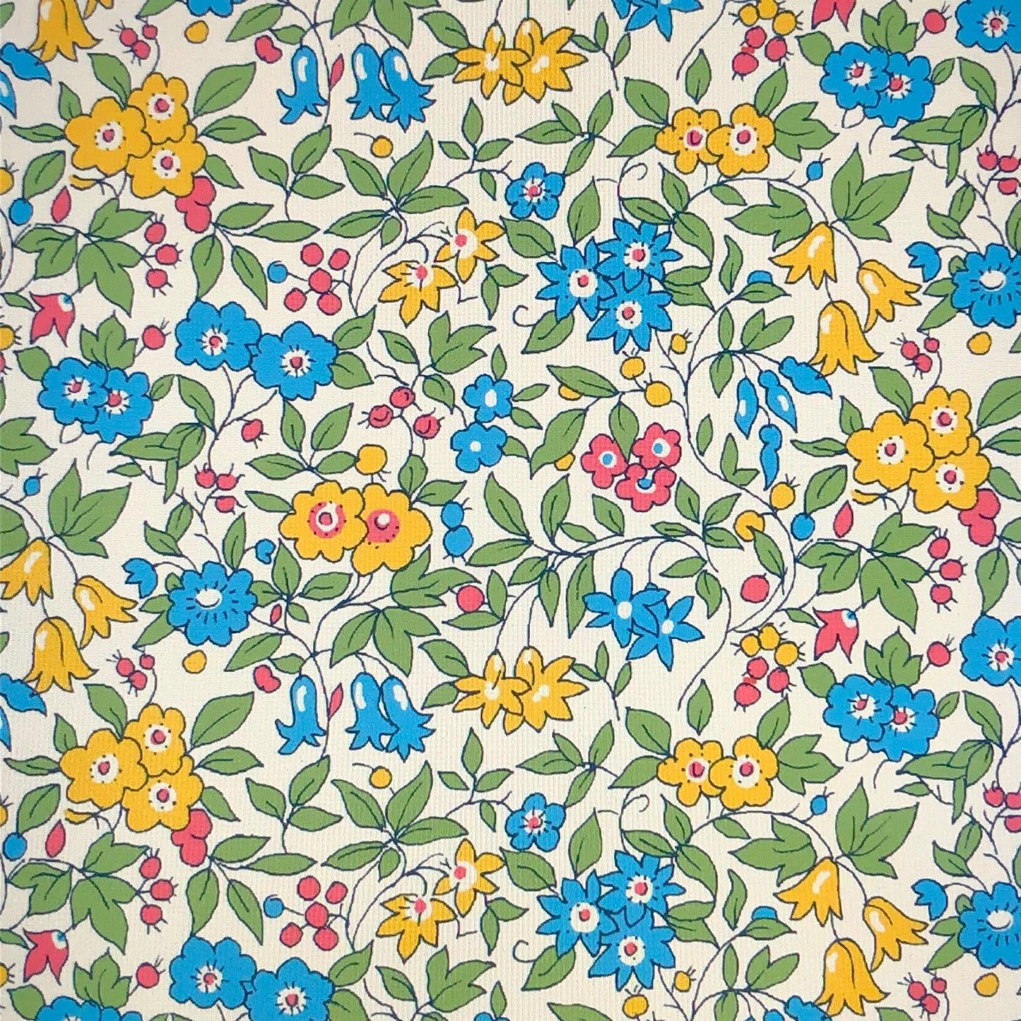 Forget Me Not Blossom, The Flower Show Mid Summer Collection, Liberty Fabrics, Per 1/2 meter