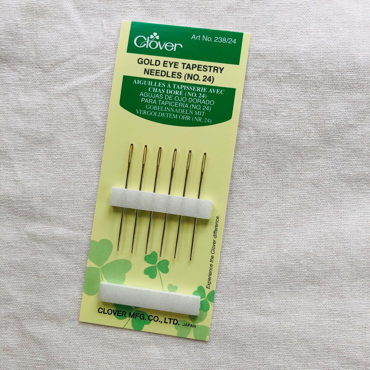 Clover Gold Eye Hand Quilting Needles - No. 10