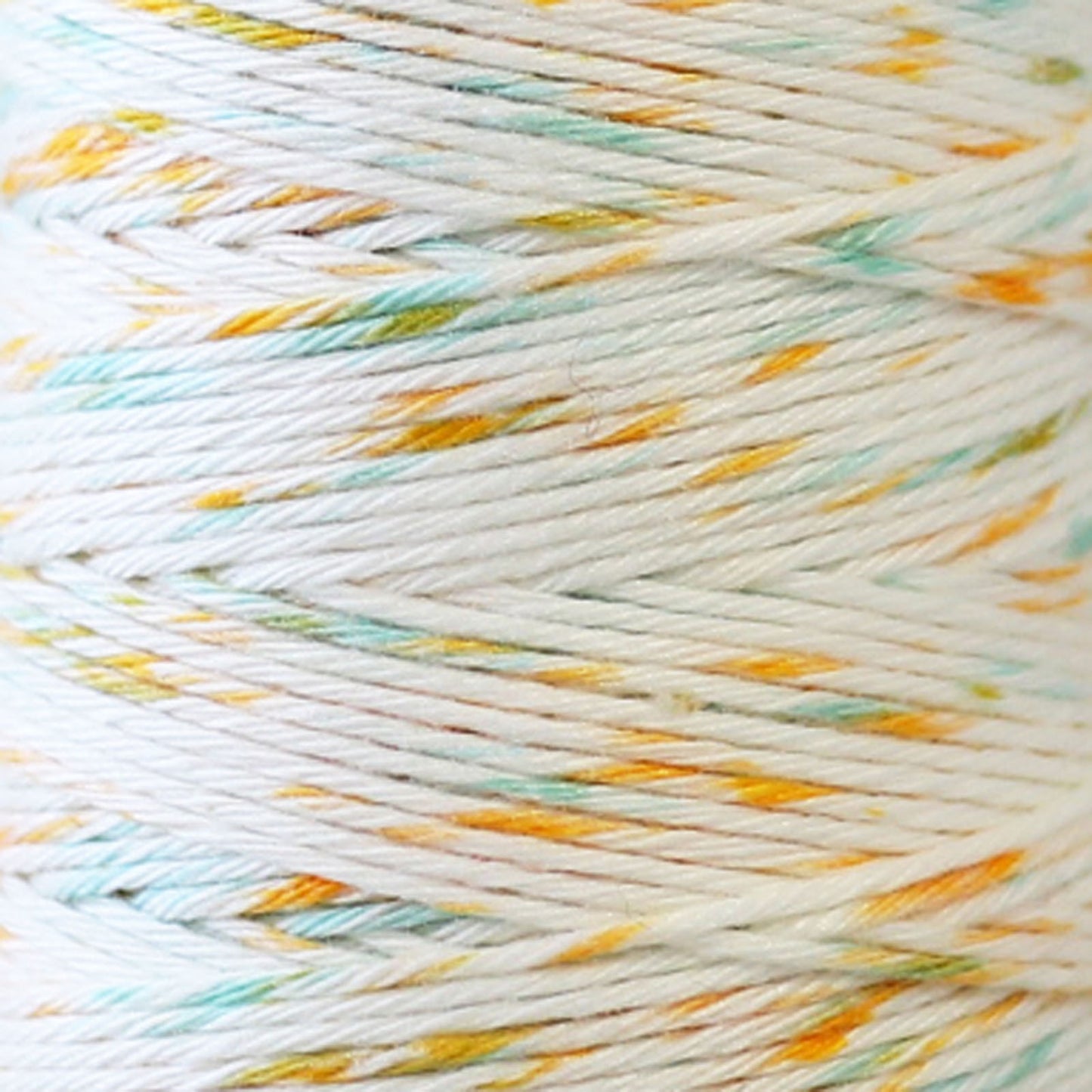Lecien Cosmo Hidamari Sashiko Thread, Speckle, Shaved Ice Orange Blue