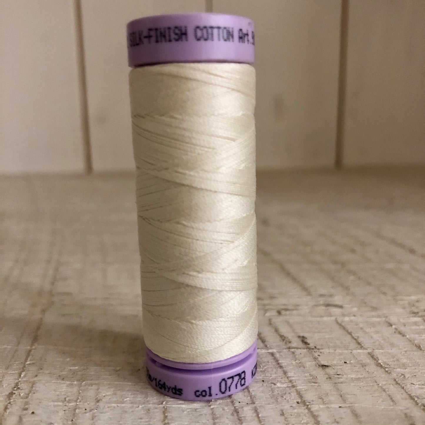 Mettler Silk Finish Cotton Thread, Muslin 0778, 150 meter Spool