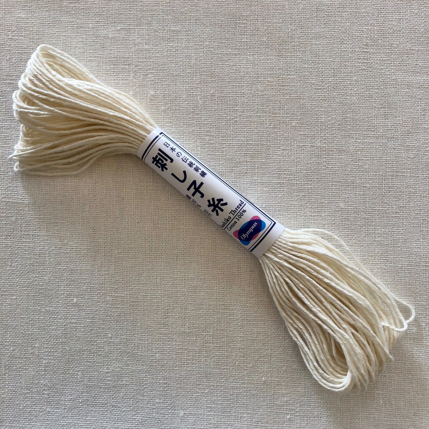 Olympus Sashiko Thread, 22 yrds / 20m Skein, Natural #2