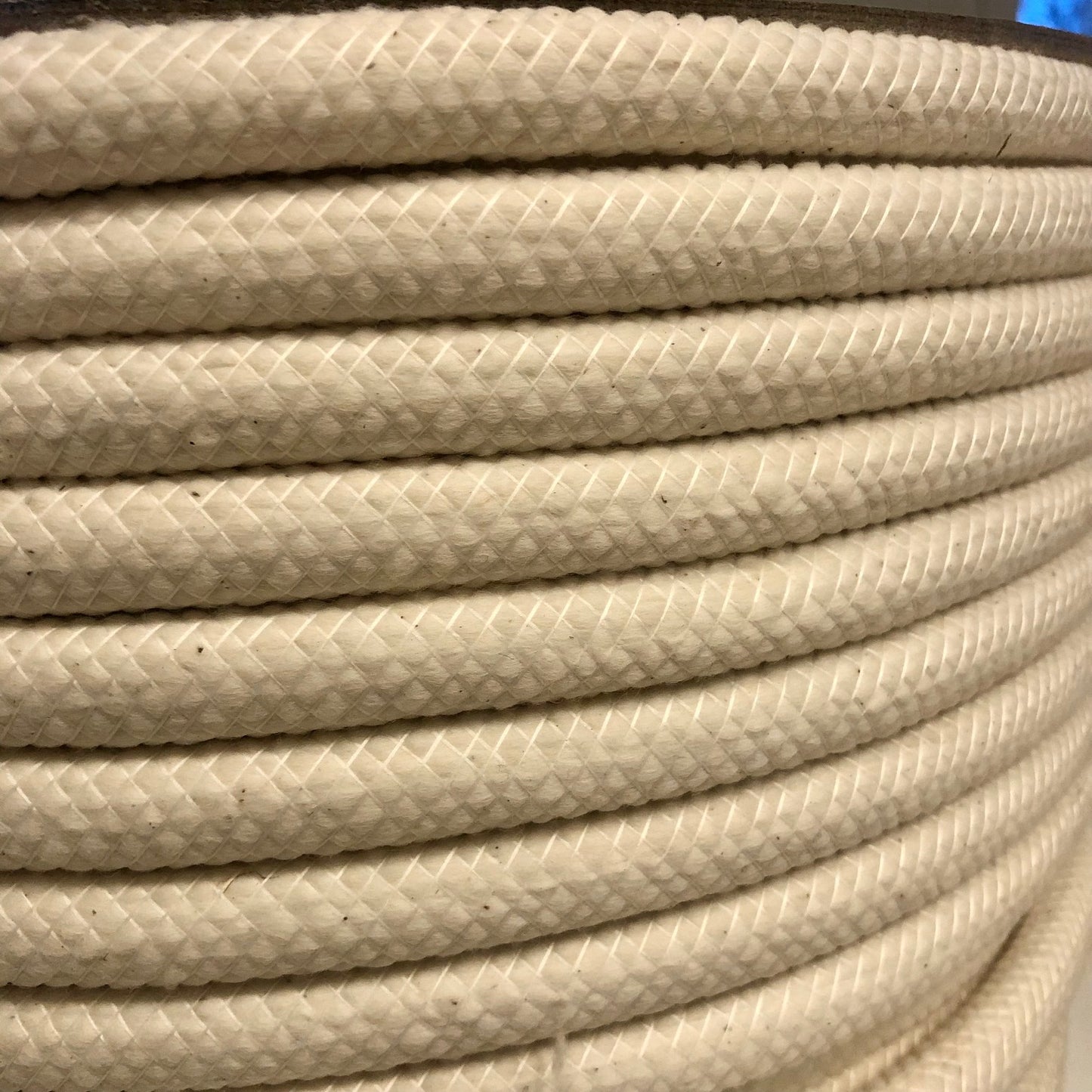 1/2" Natural Cotton Piping Cord, Drapery Cord, per meter