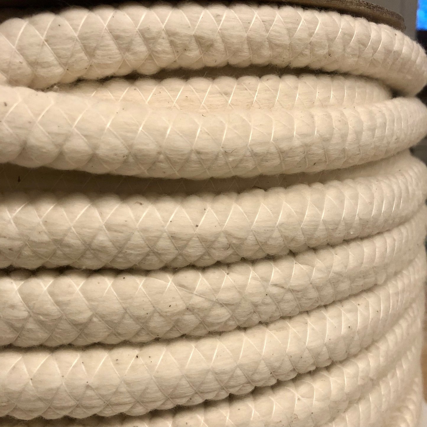 3/4" Natural Cotton Piping Cord, Drapery Cord, per meter
