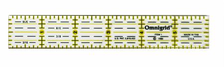 OmniGrid Ruler, 1" x 6" Ruler