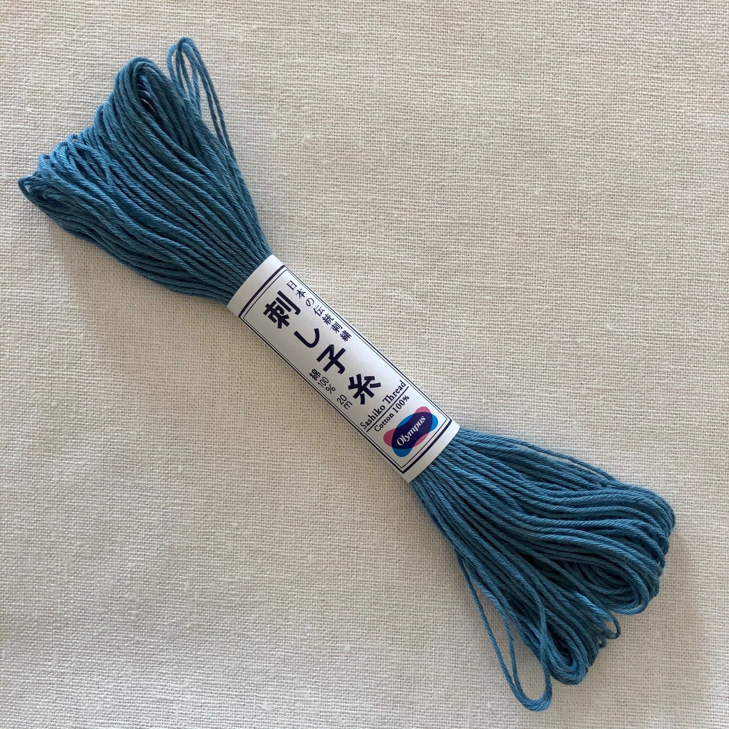 Olympus Sashiko Thread, 22 yrds / 20m Skein, Sky Blue #9