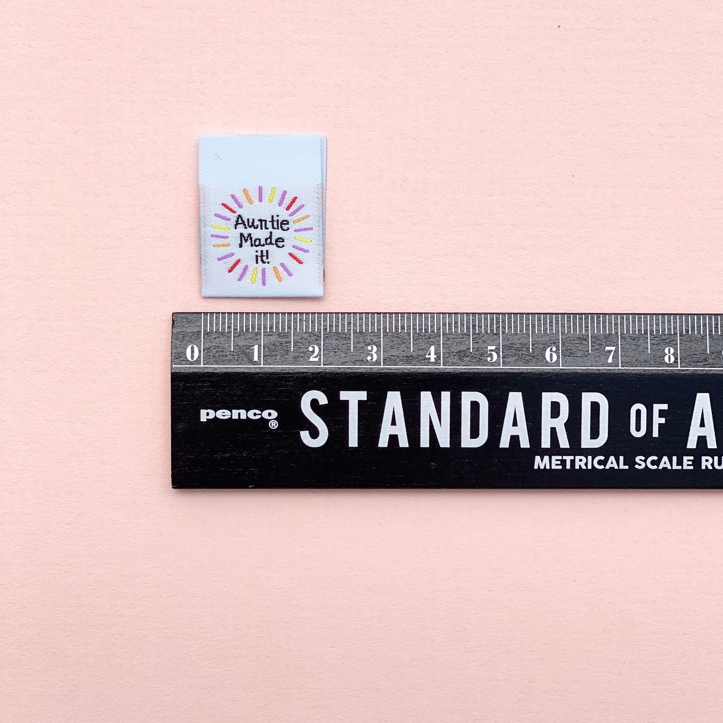 Labels by KATM, Kylie and the Machine Woven Labels, Auntie Made It, 10 labels per Pack