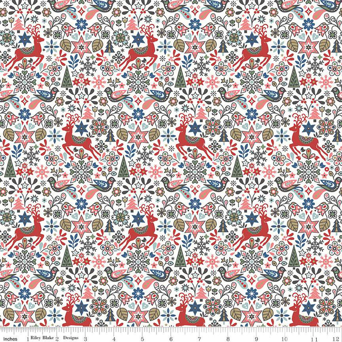 Woodland Wonderland, A Woodland Christmas, Liberty Fabrics, Sold per 1/2 meter