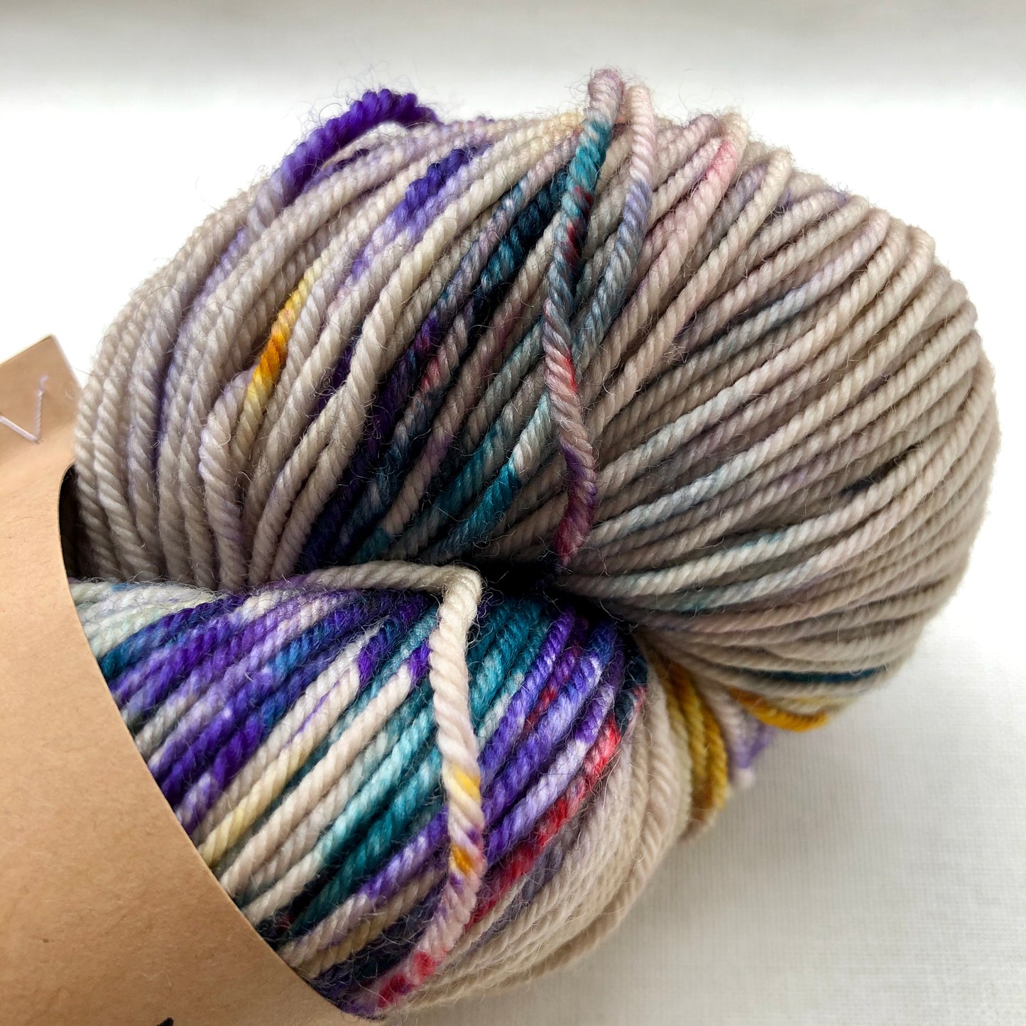 Merino Worsted, Pressed Flower, Lichen and Lace