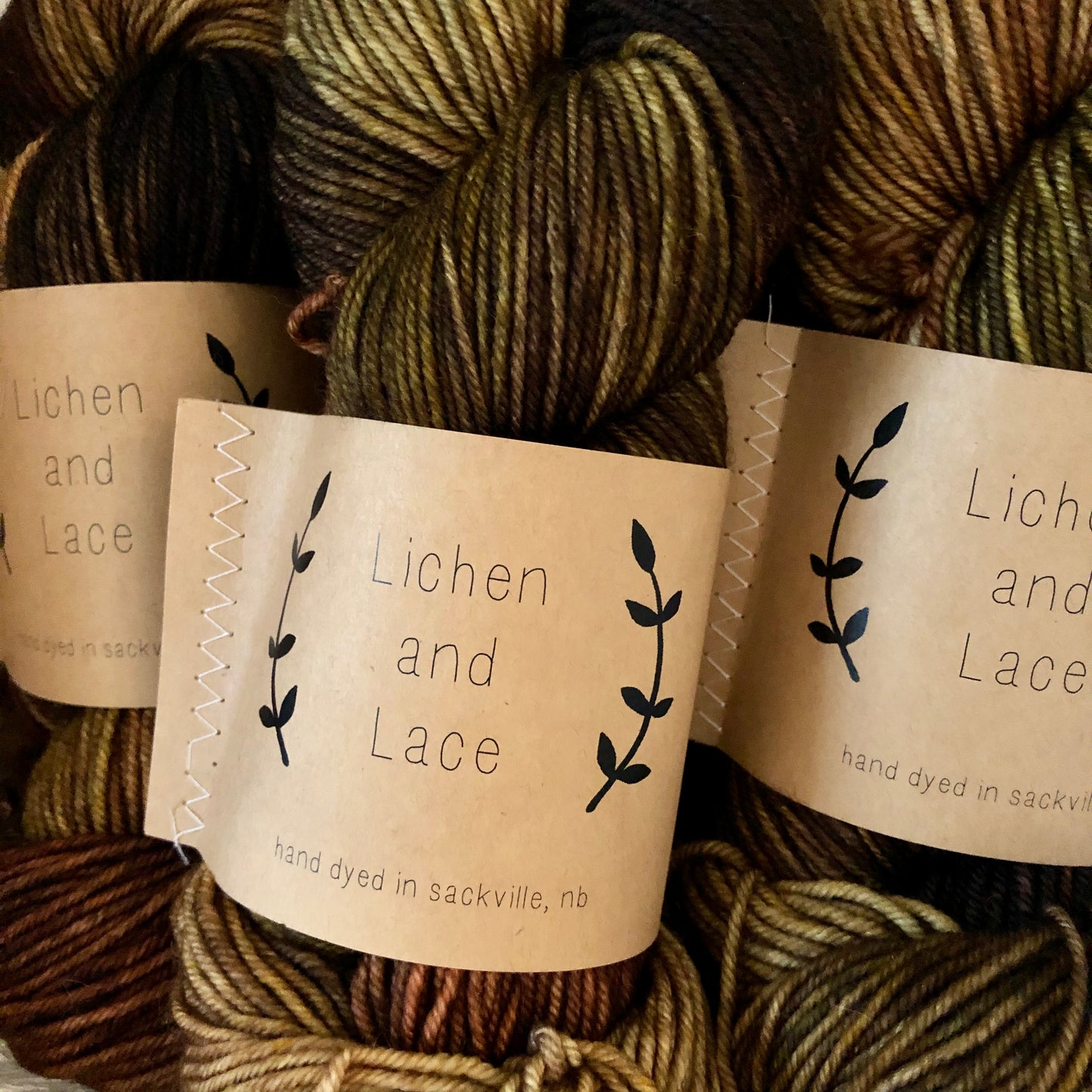 Merino Worsted, Woods, Lichen and Lace
