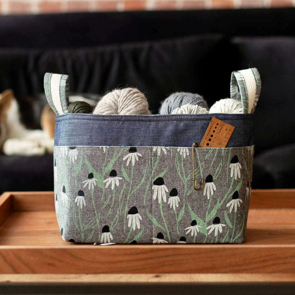 Divided Basket, Paper Pattern, by Noodlehead