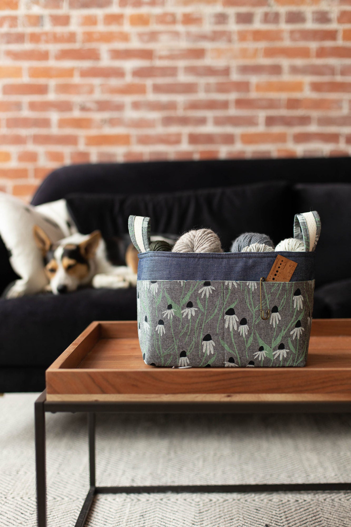 Divided Basket, Paper Pattern, by Noodlehead
