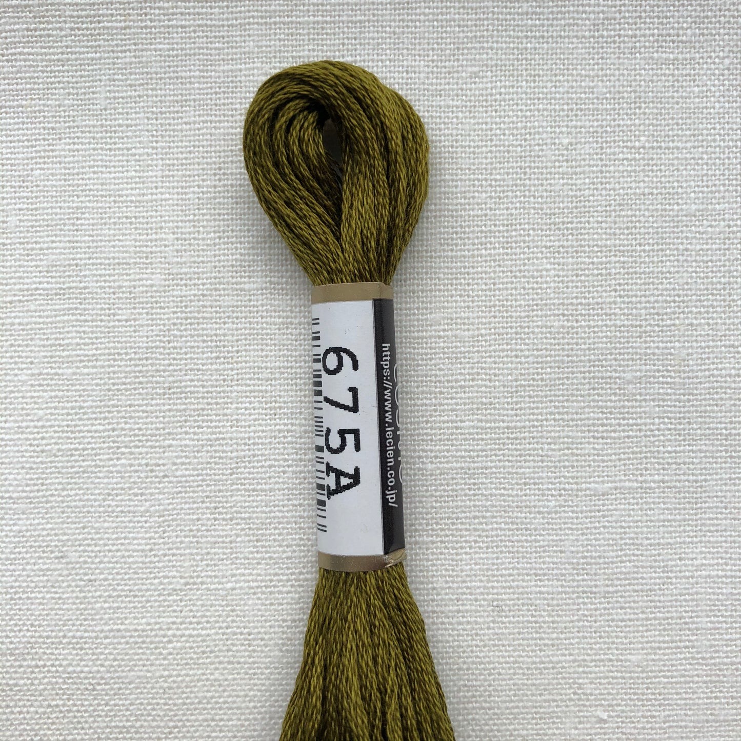 Cosmo, Cotton Embroidery Floss, Dark Dull Yellow 675A