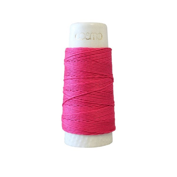 Lecien Cosmo Hidamari Sashiko Thread, Rasberry Sorbet 8