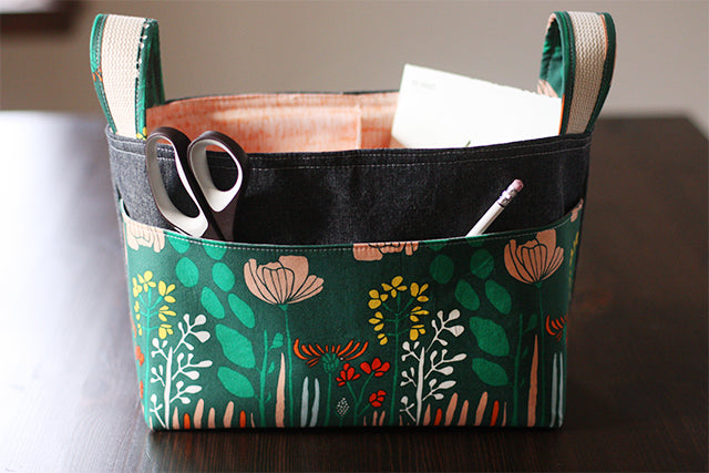 Divided Basket, Paper Pattern, by Noodlehead