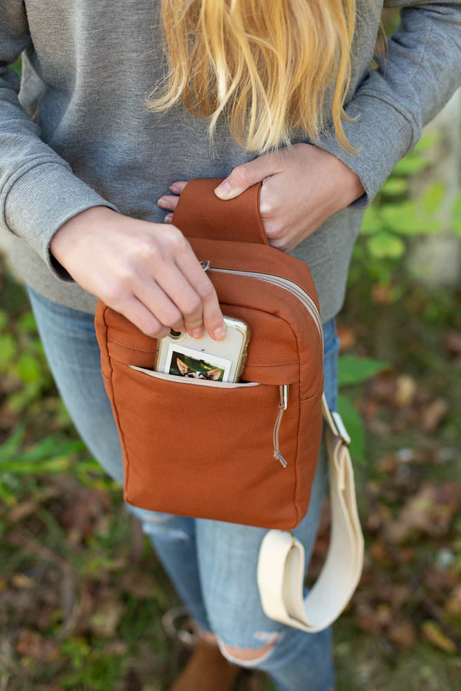 Sandhill Sling Style Bag, Printed Paper Pattern, by Noodlehead