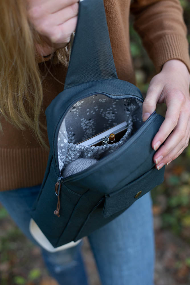 Sandhill Sling Style Bag, Printed Paper Pattern, by Noodlehead