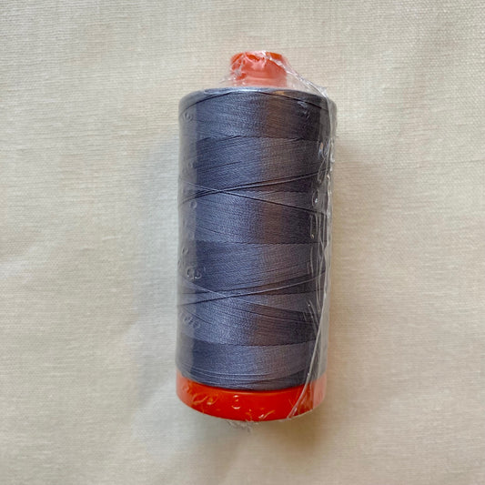 Aurifil Cotton 50 wt Thread, Grey 2605, 1421 yard spool
