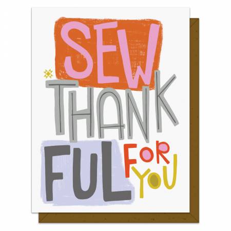 Sew Thankful For You, Greeting Card