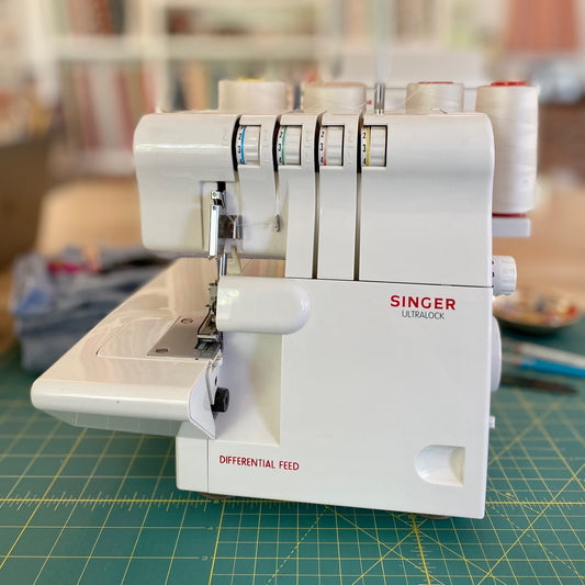 Serger Essentials 101: A hands-on beginners guide how to use your serger, Saturday April 20th 1pm - 4pm