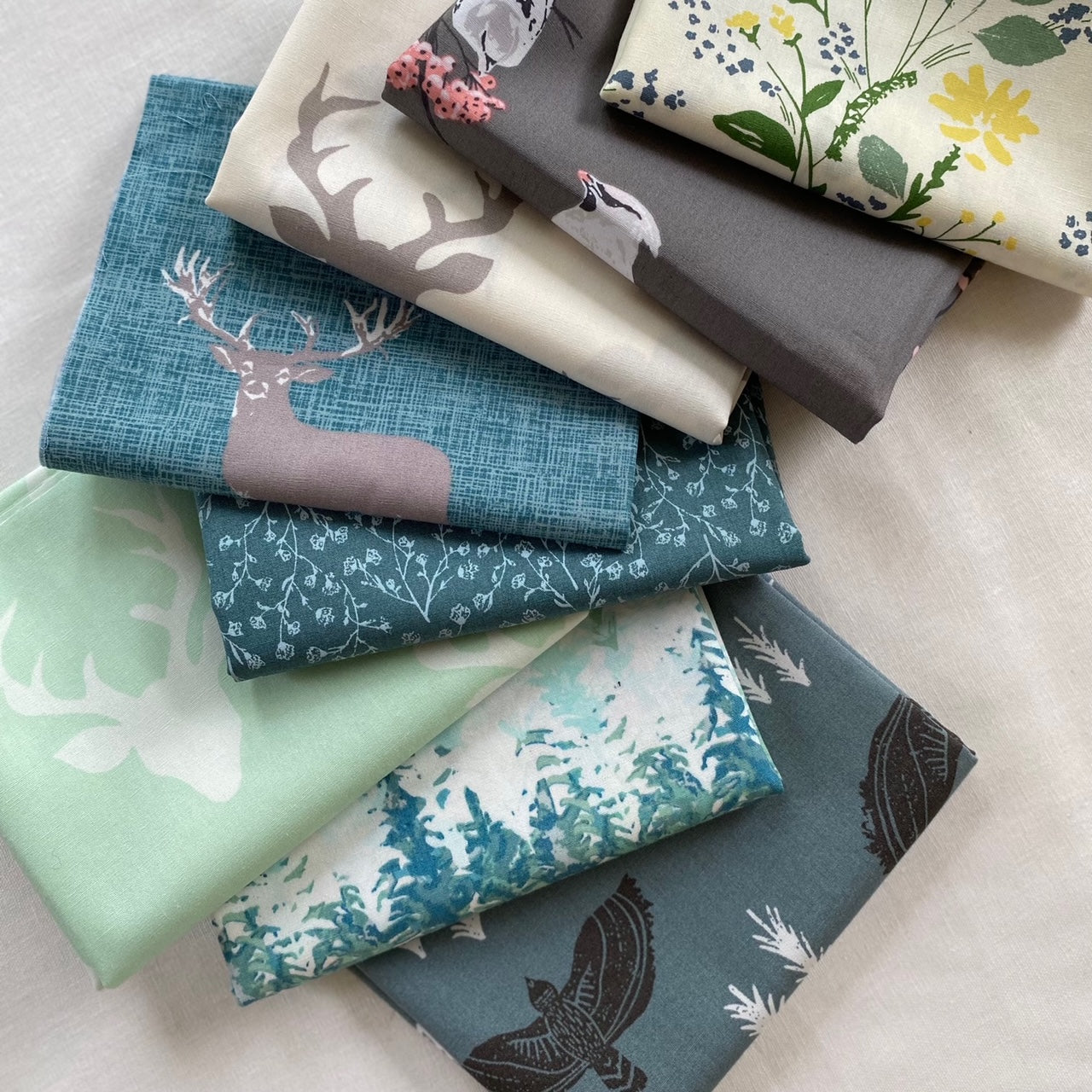 Spring Buck, Fat Quarter Bundle, 8 Pack, Art Gallery