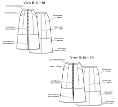 Grainline Studio, Reed Skirt, Size 0-18