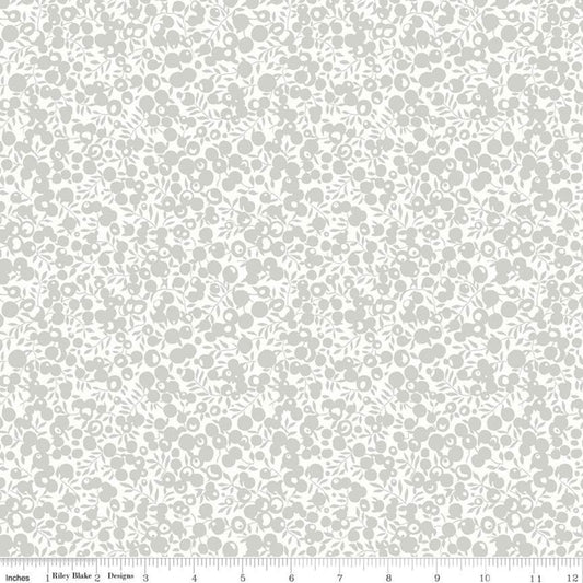 Wiltshire Shadow Silver Sparkle, A Festive Collection, Liberty Fabrics, Sold per 1/2 meter