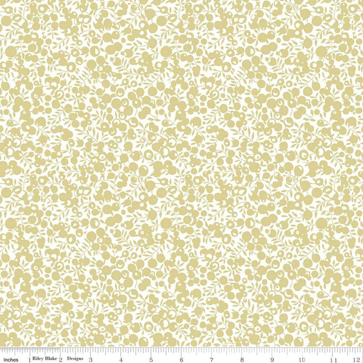 Wiltshire Shadow Gold Sparkle, A Festive Collection, Liberty Fabrics, Sold per 1/2 meter