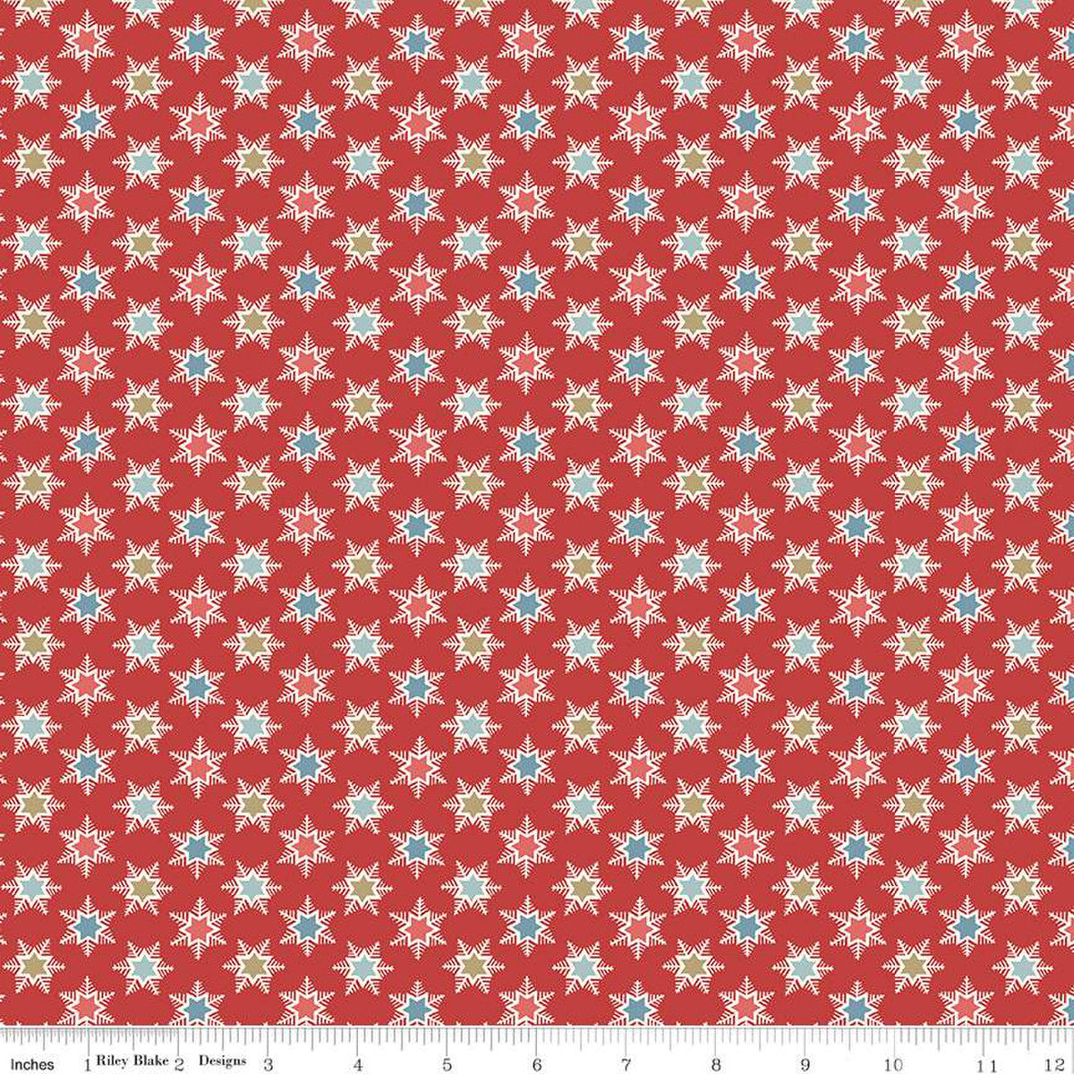 Forest Star, A Woodland Christmas, Liberty Fabrics, Sold per 1/2 meter