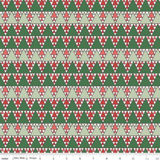 Evergreen Glade, A Woodland Christmas, Liberty Fabrics, Sold per 1/2 meter