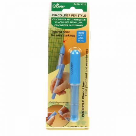 Clover Chaco Liner Pen Style, Blue, 4710
