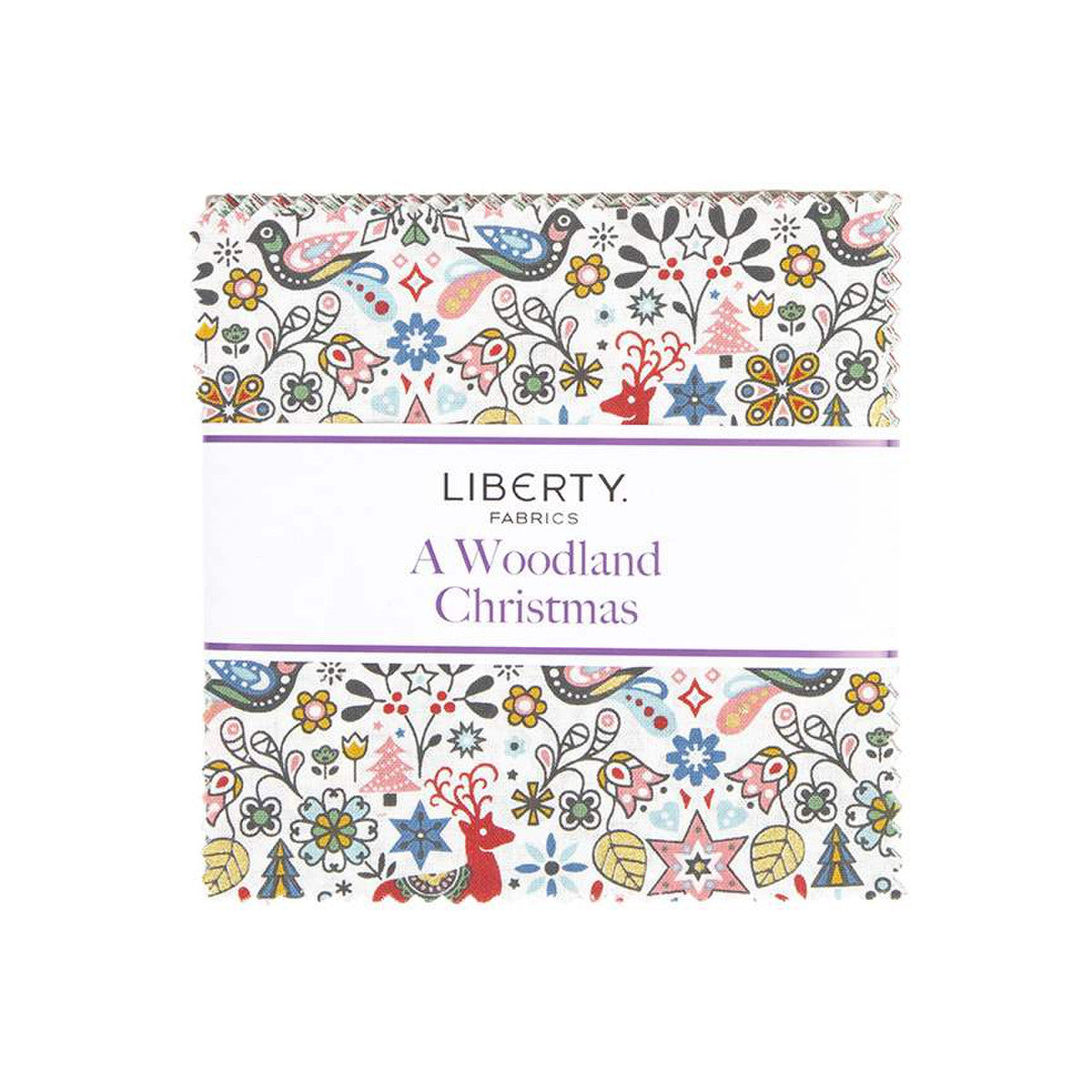 A Woodland Christmas, Liberty Fabrics, 5" Square Bundle