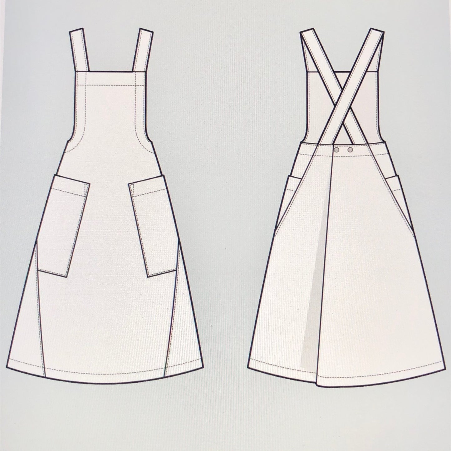 The Assembly Line, Apron Dress Pattern