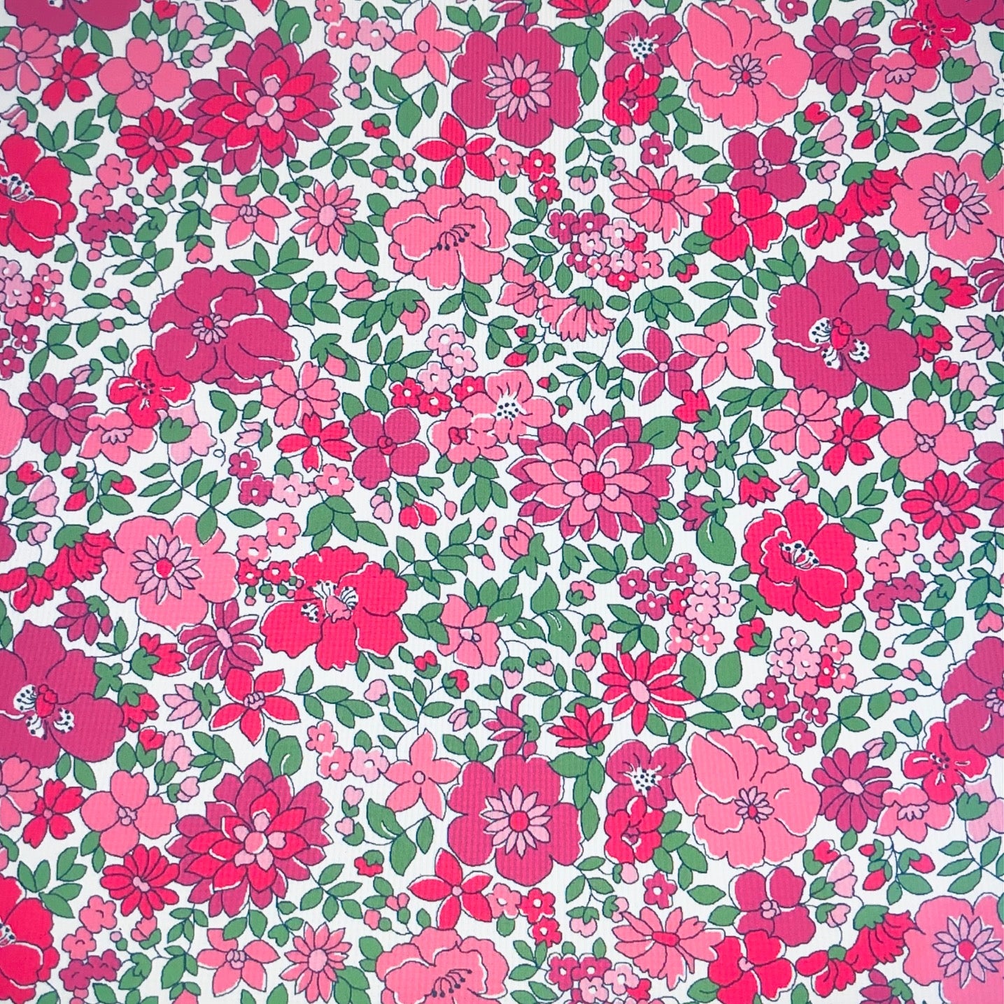Arley Garden, The Flower Show Mid Summer Collection, Liberty Fabrics, Per 1/2 meter