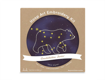 Kiriki Press, Ursa, Constellation Series, 6" Hoop Embroidery Kit