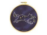 Kiriki Press, Vulpecula, Constellation Series, 6" Hoop Embroidery Kit
