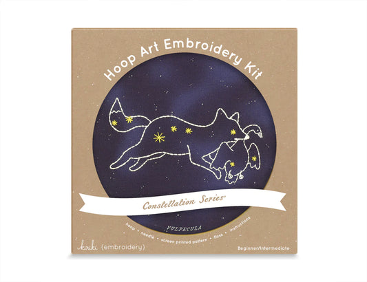Kiriki Press, Vulpecula, Constellation Series, 6" Hoop Embroidery Kit