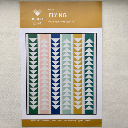 Flying Quilt Pattern 135, Quilty Love